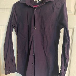 Men’s Express Long Sleeve Button Up Dress Shirt